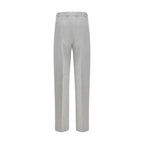 Brunello Cucinelli Gray Wool Casual Pants