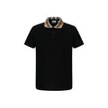 Burberry Black Cotton Polo Shirt