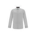 Burberry White Cotton Dress Shirt
