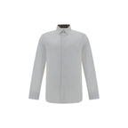 Burberry White Cotton Dress Shirt