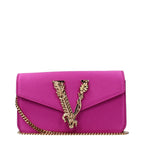 Versace Pink Satin Clutch Bag