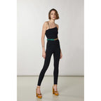 Patrizia Pepe Black Nylon Jumpsuit
