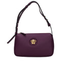 Versace Purple Leather Shoulder Bag