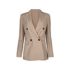 Brunello Cucinelli Beige Virgin Wool Blazer