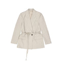 Brunello Cucinelli Beige Elastane Coat