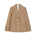 Brunello Cucinelli Brown Wool Coat