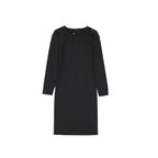 Alberta Ferretti Black Elastane Casual Dress