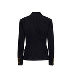 Balmain Black Cotton Blazer