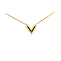 Louis Vuitton Gold Metal Necklace