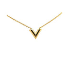 Louis Vuitton Gold Metal Necklace