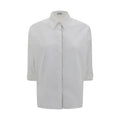 Brunello Cucinelli White Cotton Dress Shirt