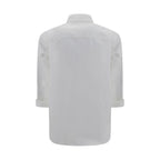 Brunello Cucinelli White Cotton Dress Shirt