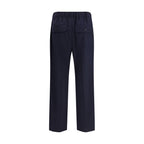 Max Mara Blue Wool Casual Pants
