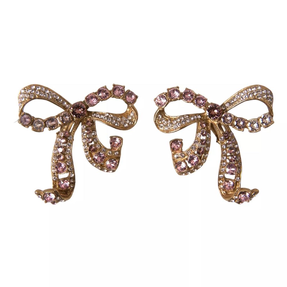 Dolce & Gabbana Gold Brass Earrings