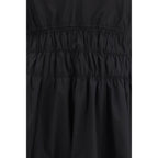 PINKO Black Cotton Casual Dress