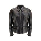 Prada Black Leather Jacket