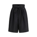 Valentino Black Wool Bermuda Shorts