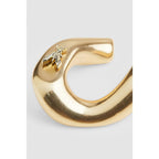 Patrizia Pepe Gold Plastic Earrings