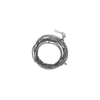 Brunello Cucinelli Black Silver Bracelet