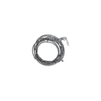 Brunello Cucinelli Black Silver Bracelet