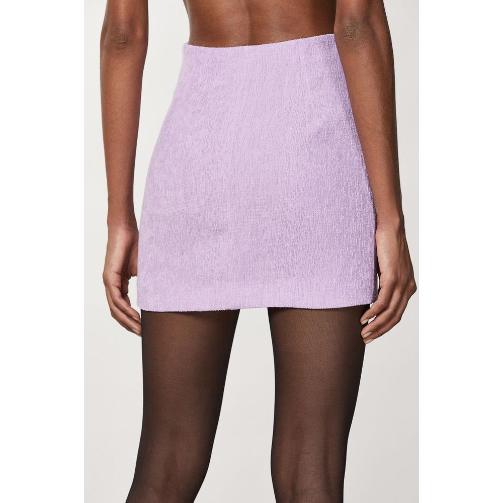 Patrizia Pepe Purple Polyester Mini Skirt