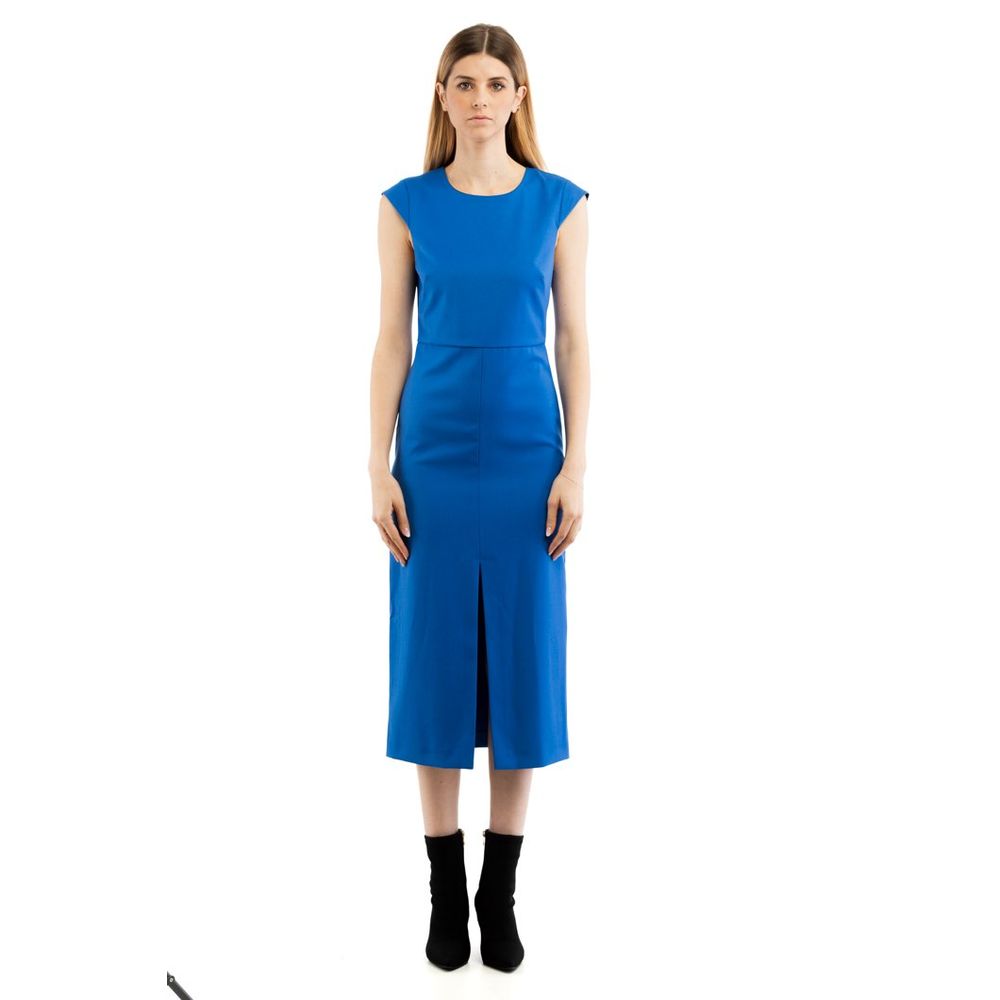 Patrizia Pepe Blue Polyester Casual Dress