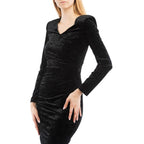 Patrizia Pepe Black Polyester Casual Dress