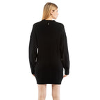 Patrizia Pepe Black Nylon Casual Dress