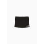 Patrizia Pepe Black Viscose Mini Skirt