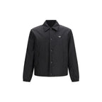 Prada Black Recycled Polyamide Coat