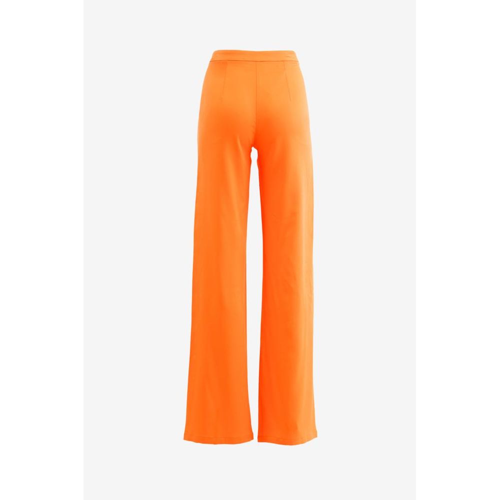 Patrizia Pepe Orange Viscose Casual Pants