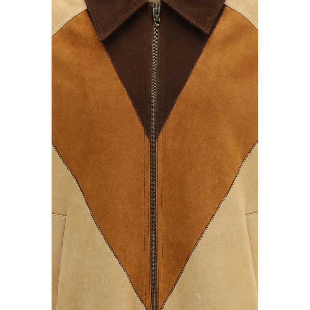 Valentino Brown Leather Jacket