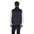 Armani Exchange Blue Polyamide Sleveless Jacket