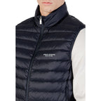 Armani Exchange Blue Polyamide Sleveless Jacket
