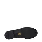 Prada Black Leather Slip-On Loafers