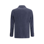 Brunello Cucinelli Blue Wool Blazer
