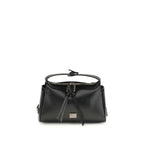 Dolce & Gabbana Black Calf Leather Bos Taurus Shoulder Bag