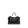 Dolce & Gabbana Black Calf Leather Bos Taurus Shoulder Bag