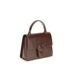 PINKO Burgundy Goatskin Handbag