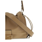 Fendi Beige Calf Leather Bos Taurus Shoulder Bag