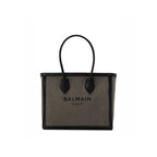 Balmain Bicolor Cotton Tote Bag