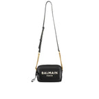 Balmain Black Cotton Shoulder Bag