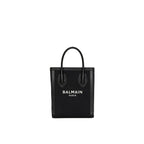Balmain Black Cotton Tote Bag