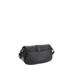 Alexander McQueen Black Calf Leather Bos Taurus Shoulder Bag