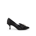Dolce & Gabbana Black Viscose Pumps