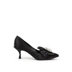 Dolce & Gabbana Black Viscose Pumps