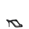 Givenchy Black Leather Stiletto Heel Sandals