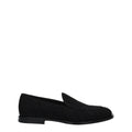 Dolce & Gabbana Black Velvet Slip-On Loafers