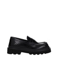 Dolce & Gabbana Black Leather Slip-On Loafers
