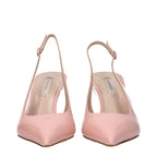 Casadei Pink Leather High Heel Pumps